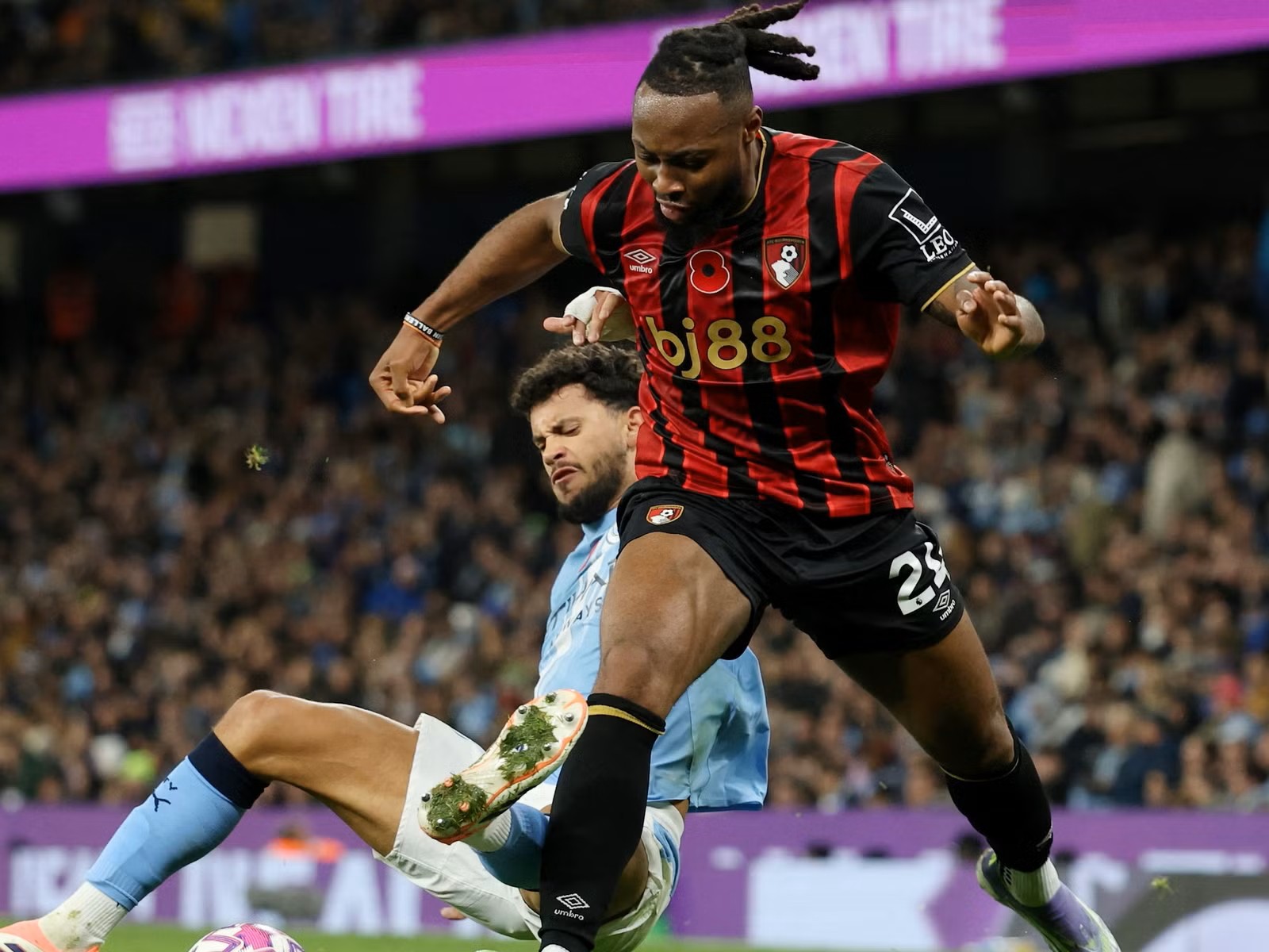 Semenyo và vai trò trung tâm trong cỗ máy tấn công tốc độ cao của Bournemouth