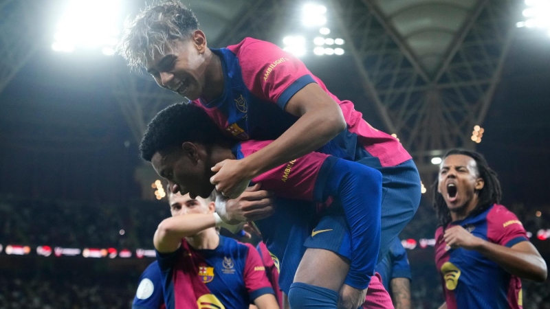 Trận Siêu Cúp Tây Ban Nha: Real Madrid - Barcelona 2-5 (12/1/2025)