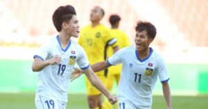 U22 Malaysia thay đổi cầu thủ trong trận đối đầu U22 Việt Nam